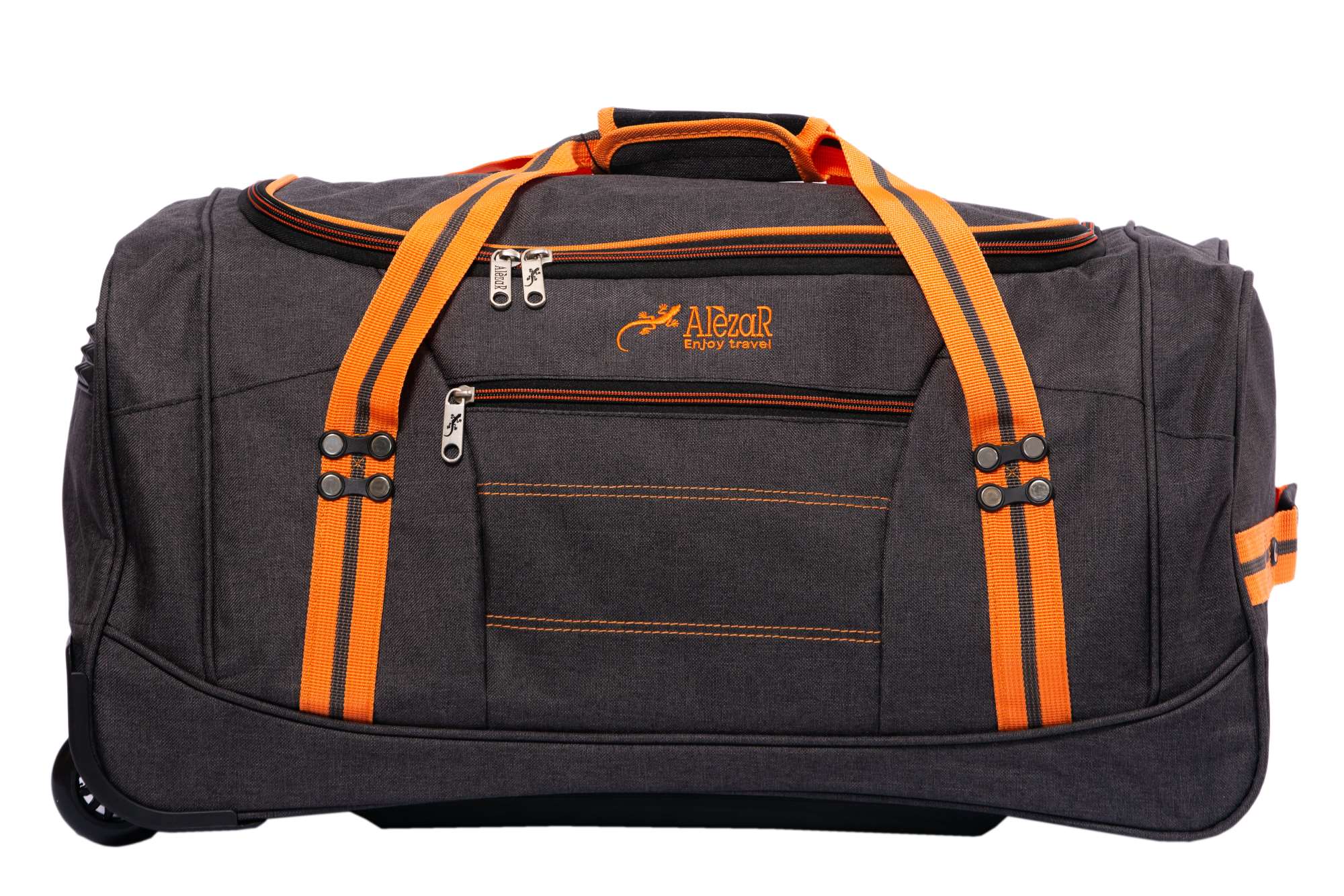 Alezar Sport Bag Orange (2 wheels) 28"